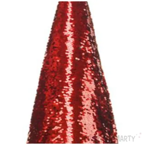 czapka swiety mikolaj cekinowa partydeco