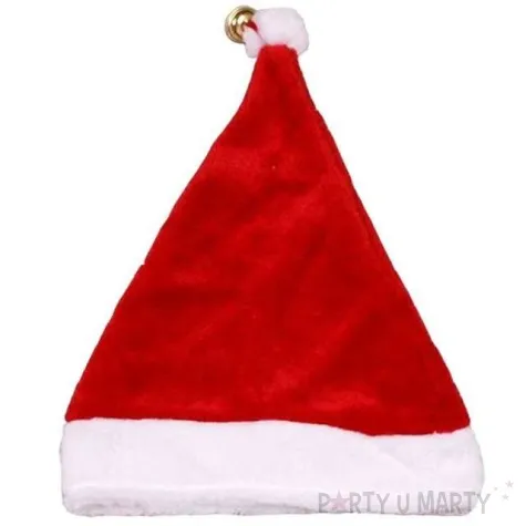 czapka swiety mikolaj pluszowa kraszek 40x26 cm rozm s