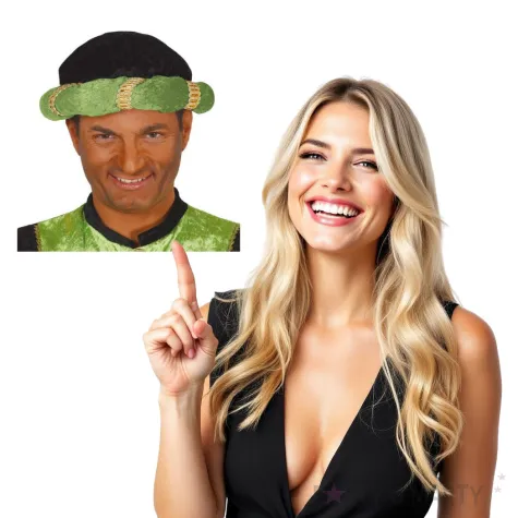 czapka turban zielony guirca