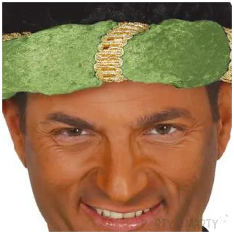 czapka turban zielony guirca