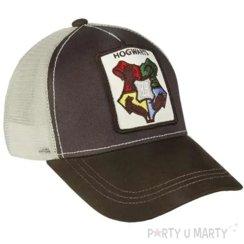 czapka z daszkiem harry potter hogwarts brazowa cerda