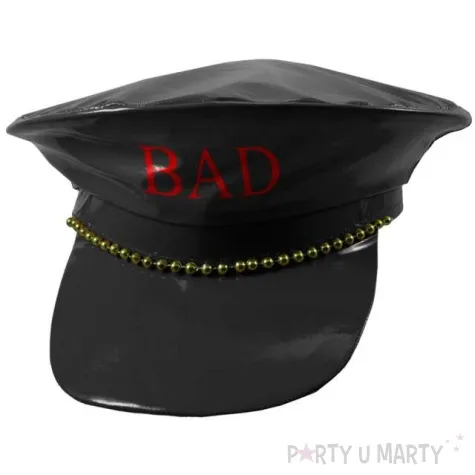 czapka zly policjant czarna folat