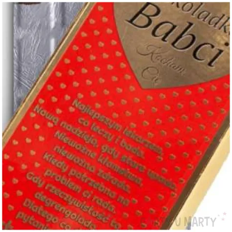 czekolada czekoladka babci giftmania 100 g