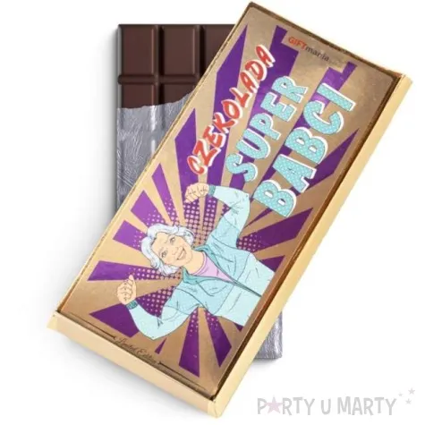 czekolada super babcia giftmania 100 g