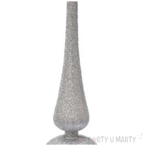 czubek choinkowy srebrny szpic arpex 23 5 cm