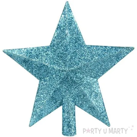 czubek choinkowy turkusowa gwiazda arpex 14 cm