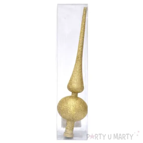 czubek choinkowy zloty szpic arpex 23 cm