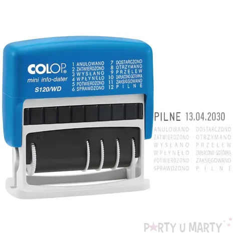 datownik mini s120 wd cyfrowy hasla colop 42x4 mm