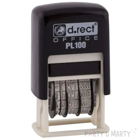 datownik pieczatka data po polsku czarny d rect