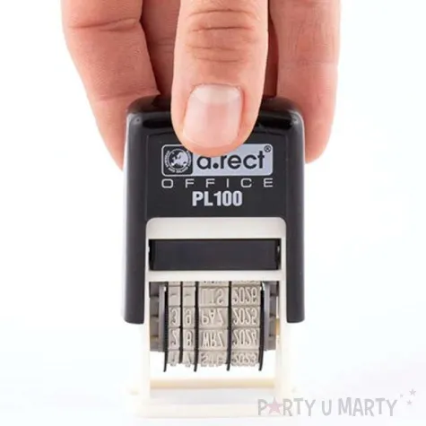 datownik pieczatka data po polsku czarny d rect