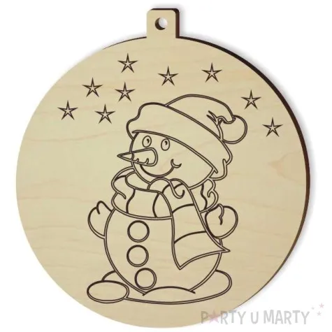 decoupage dgg005 bombka grawer balwanek 10 szt