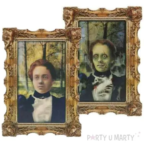 dekoracja 3d obraz halloween hrabia amscan 45 x 30 cm