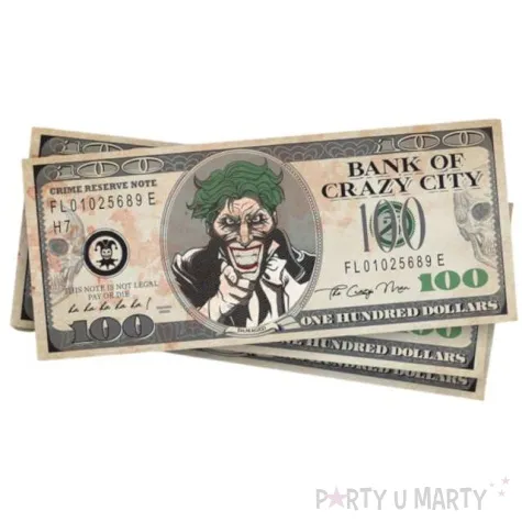 dekoracja banknoty mr smile guirca 3 szt