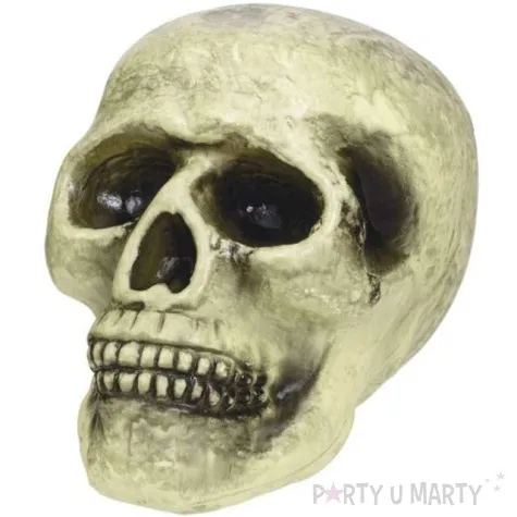 dekoracja czaszka amscan 18 cm