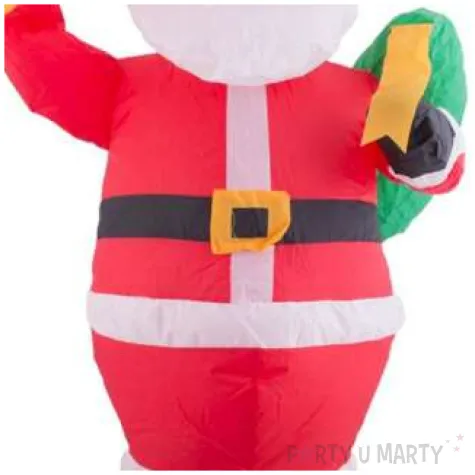 dekoracja dmuchana swiety mikolaj led funny fashion 120 cm