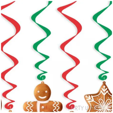 dekoracja do powieszenia na boze narodzenie swieta swiderki wiszace piernikowy czar 6 szt