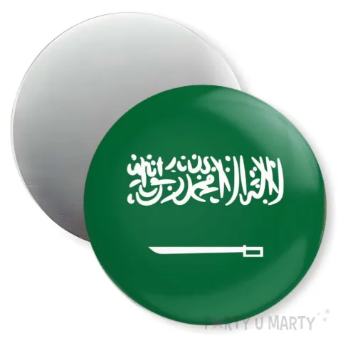 dekoracja do szkoly jezykowej magnes z flaga arabia saudyjska prezent na dzien jezykow obcych