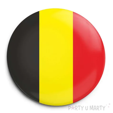 dekoracja do szkoly jezykowej magnes z flaga belgia prezent na dzien jezykow obcych 5 6 cm