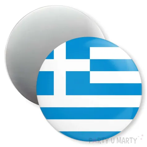 dekoracja do szkoly jezykowej magnes z flaga grecja prezent na dzien jezykow obcych 5 6 cm