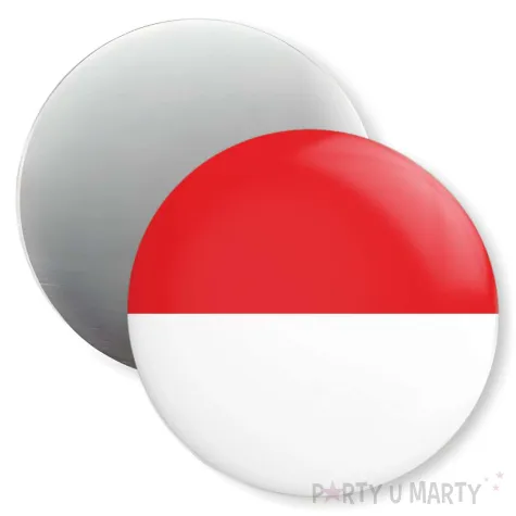 dekoracja do szkoly jezykowej magnes z flaga indonezja prezent na dzien jezykow obcych 5 6 cm