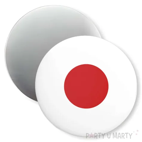 dekoracja do szkoly jezykowej magnes z flaga japonia prezent na dzien jezykow obcych 5 6 cm