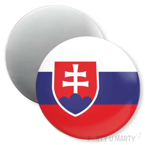 dekoracja do szkoly jezykowej magnes z flaga slowacja prezent na dzien jezykow obcych 5 6 cm
