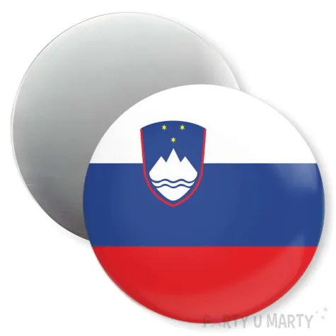 dekoracja do szkoly jezykowej magnes z flaga slowenia prezent na dzien jezykow obcych 5 6 cm
