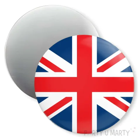 dekoracja do szkoly jezykowej magnes z flaga wielka brytania prezent na dzien jezykow obcych