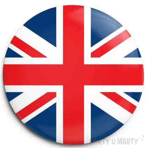 dekoracja do szkoly jezykowej magnes z flaga wielka brytania prezent na dzien jezykow obcych