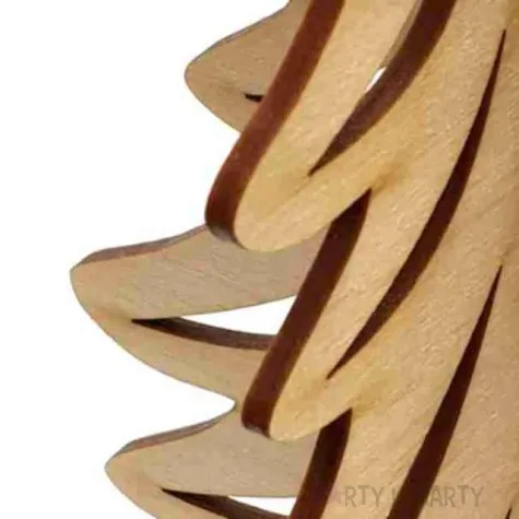 dekoracja drewniana choinka swiateczna rozm l 23 cm