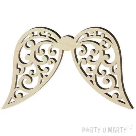 dekoracja drewniana dekor skrzydla wrozki m 10 cm