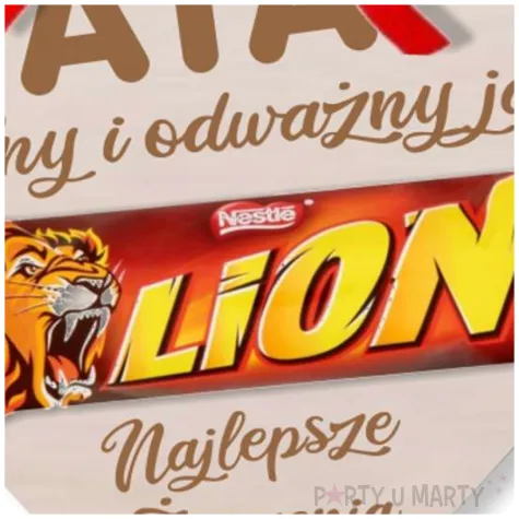 dekoracja drewniana dzien ojca tata jak lion 17 cm