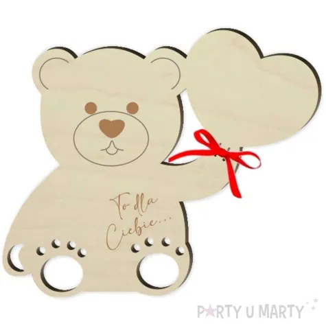 dekoracja drewniana mis na lizak to dla ciebie 15 5 cm