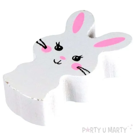 dekoracja drewniana wielkanoc kroliczek drewno titanum 4 szt