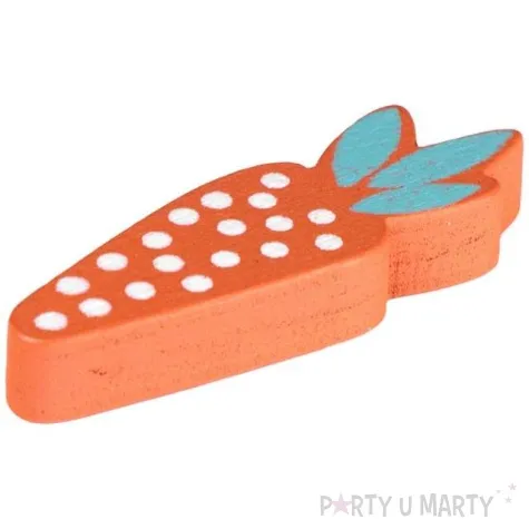 dekoracja drewniana wielkanoc marchewki drewno titanum 4 szt