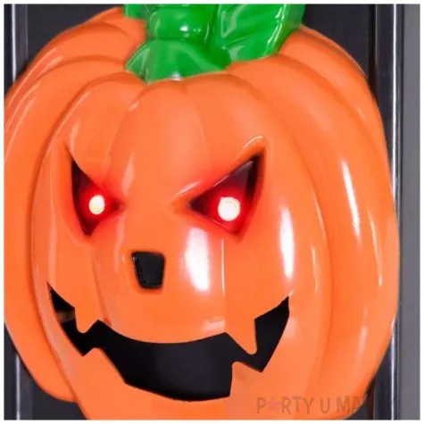 dekoracja dzwonek do drzwi dynia halloweenowa partypal