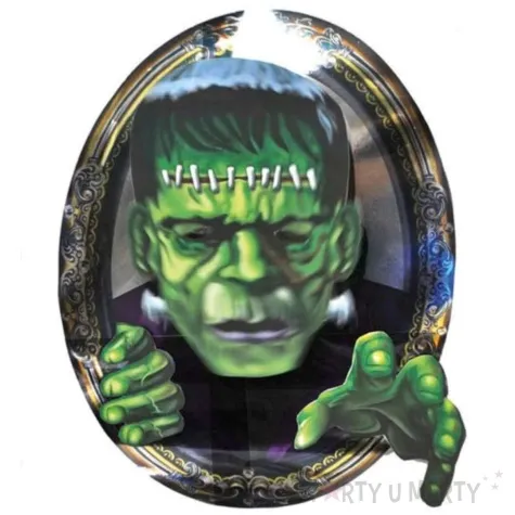 dekoracja frankenstein w lustrze funny fashion 28 x 38 cm