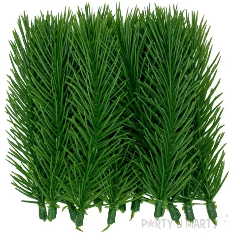 dekoracja galazki choinki sosna zielony aliga 12 szt