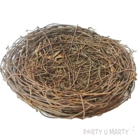 dekoracja gniazdko rattanowe braz aliga 12cm