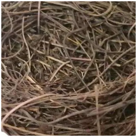 dekoracja gniazdko rattanowe braz aliga 8cm