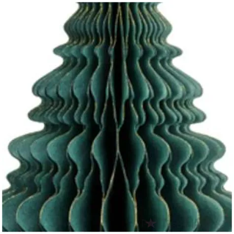 dekoracja honeycomb choinka zielona partydeco 20 cm