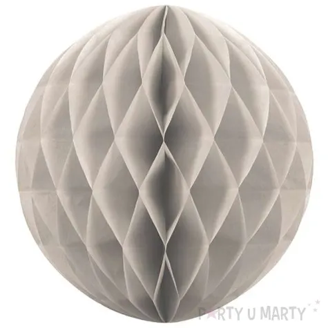 dekoracja honeycomb kula bezowa 30 cm