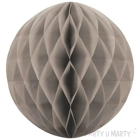 dekoracja honeycomb kula bezowa ciemna 30 cm