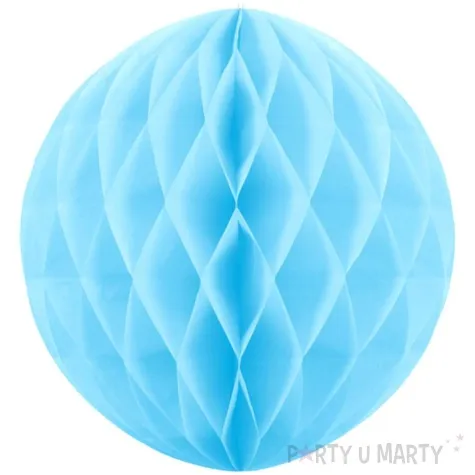 dekoracja honeycomb kula blekitna 30 cm