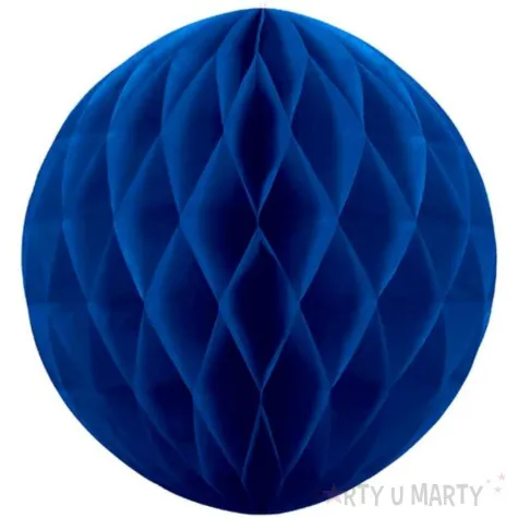 dekoracja honeycomb kula granatowa 30 cm