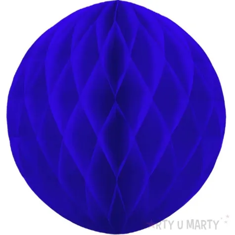 dekoracja honeycomb kula indygo partypal 10 cm