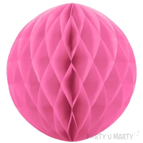 dekoracja honeycomb kula rozowa 30 cm