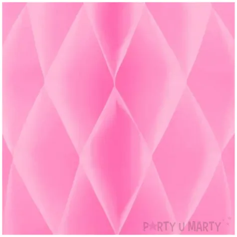 dekoracja honeycomb kula rozowy partypal 30 cm