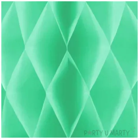 dekoracja honeycomb kula turkusowy partypal 20 cm