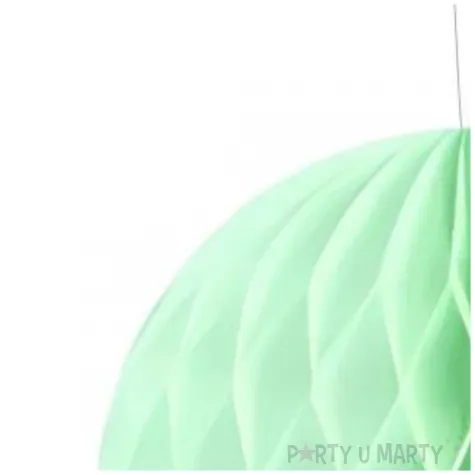 dekoracja honeycomb kula turkusowy partypal 20 cm